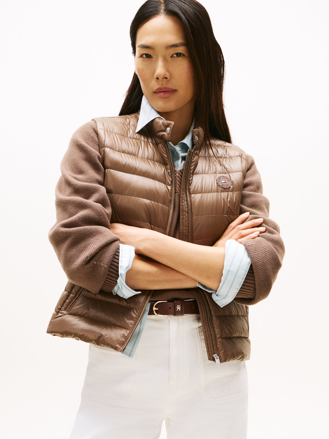 UL DOWN REG MOCK NK VEST