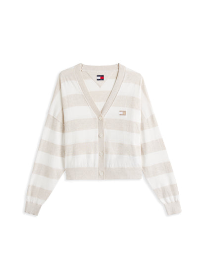 TJW RLX STRIPE CARDIGAN
