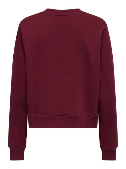 ONLBILA L/S BEAR O-NECK CS UB SWT