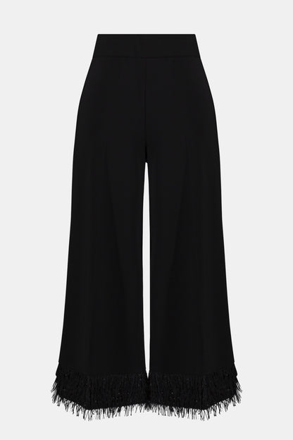 Culotte aus Jersey mit neuartigem Fransensaum