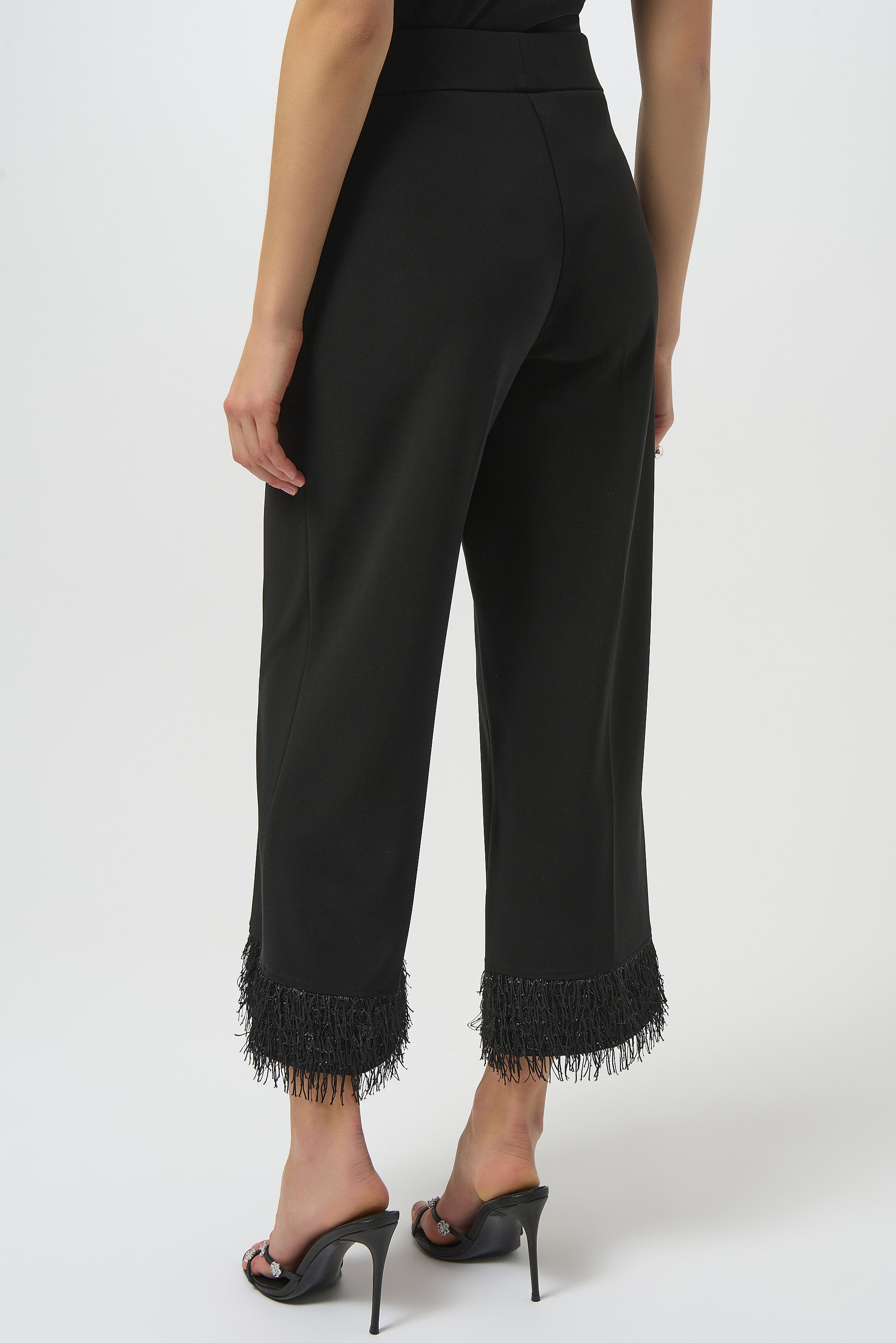Culotte aus Jersey mit neuartigem Fransensaum