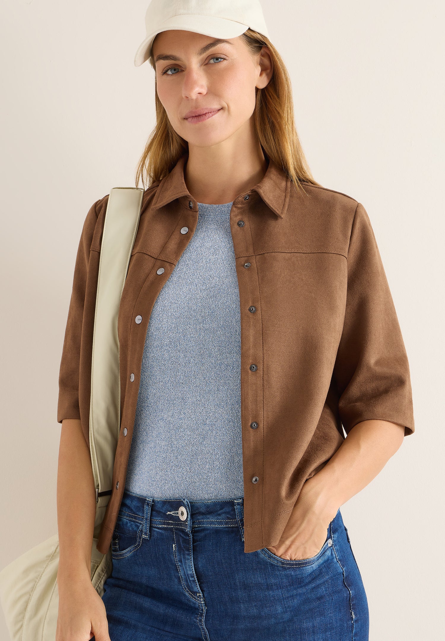 Veloursbluse