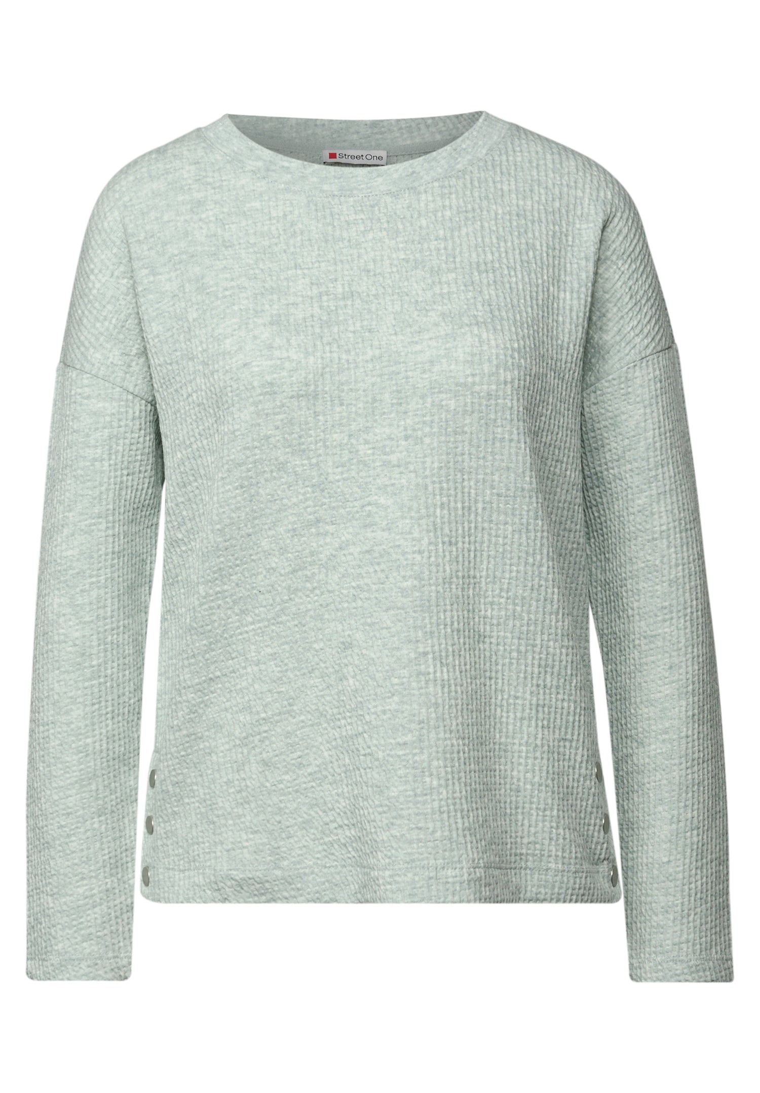Strukturshirt mit Knöpfen