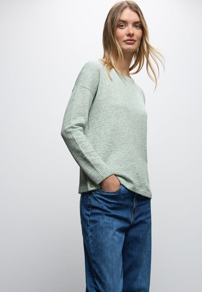 Strukturshirt mit Knöpfen