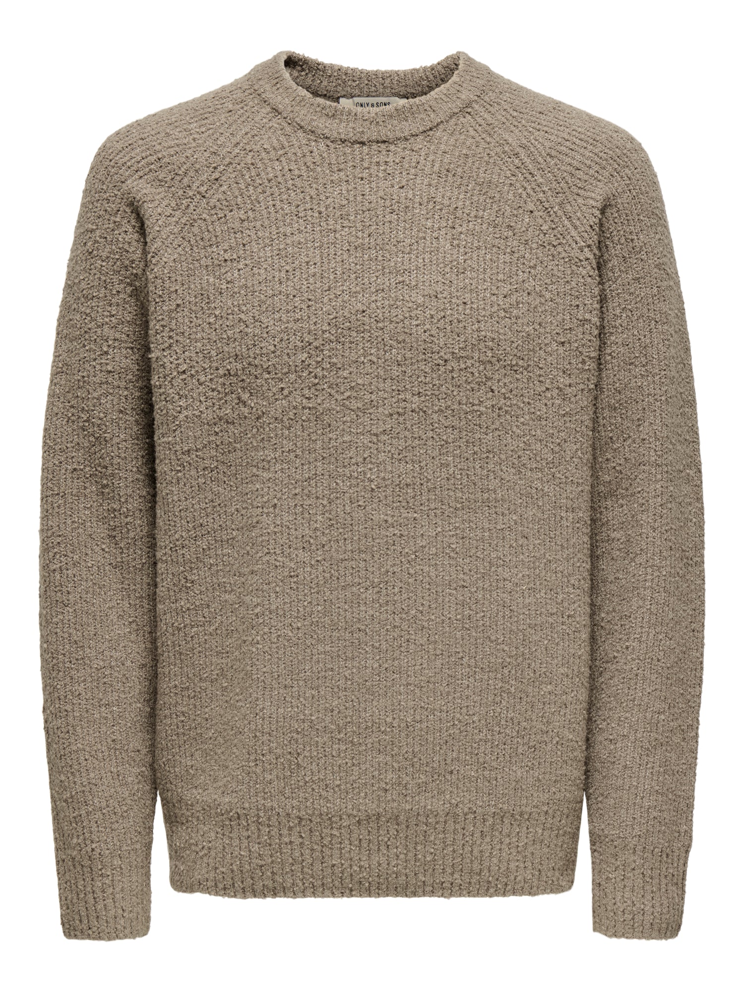 Strickpullover Damen Rundhalsausschnitt Kurzarm Locker geschnitten