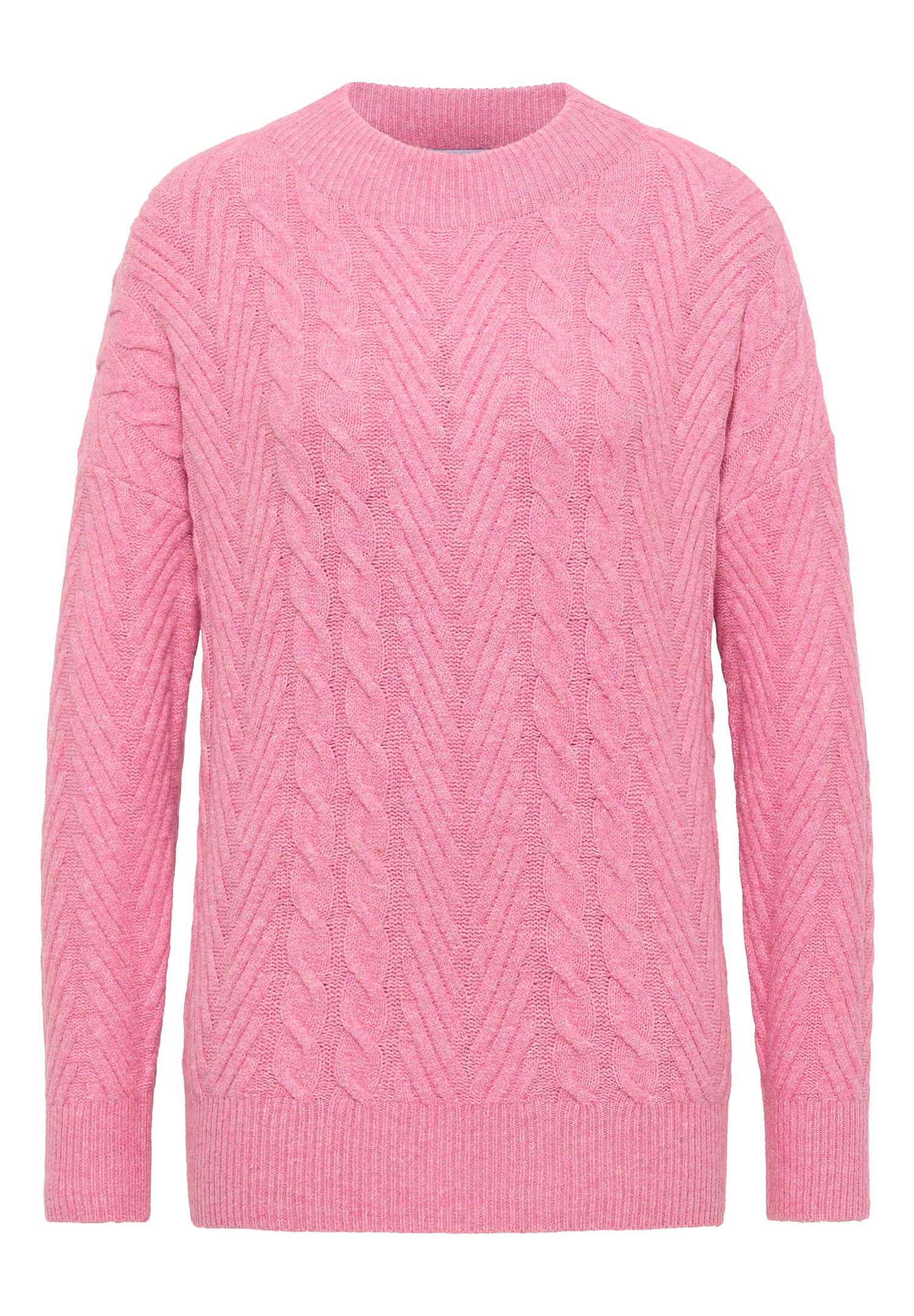 Pullover mit Zopfmuster