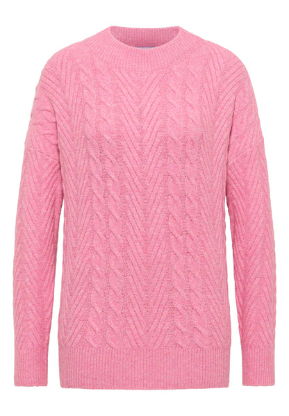 Pullover mit Zopfmuster