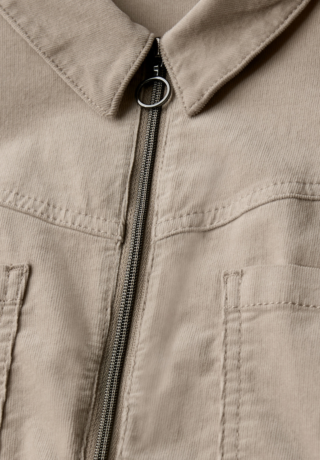 Cordkleid mit Zipper