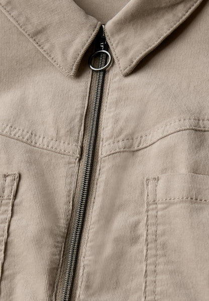 Cordkleid mit Zipper