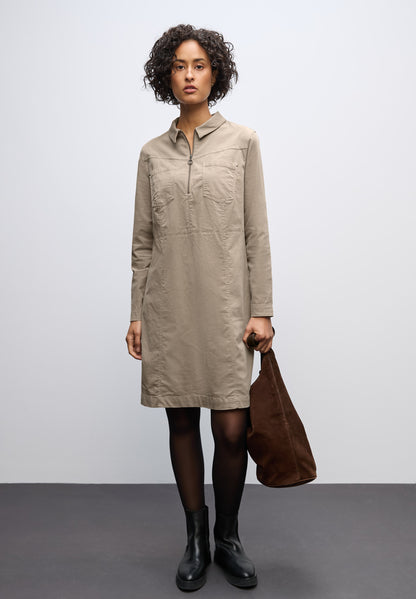 Cordkleid mit Zipper