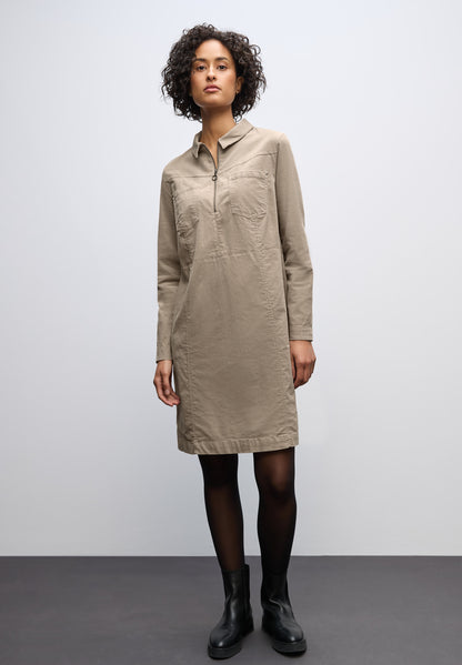 Cordkleid mit Zipper