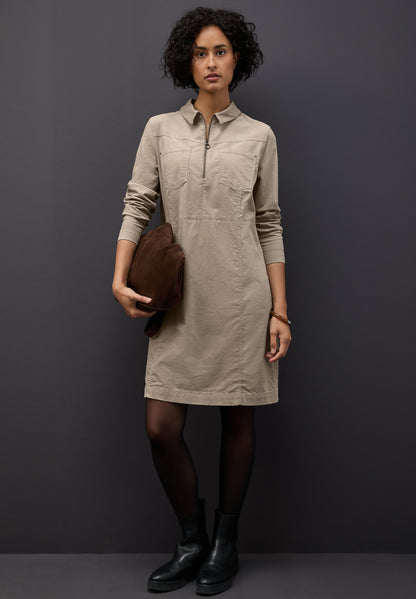 Cordkleid mit Zipper