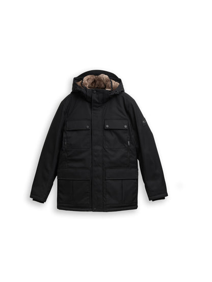 Übergangsjacke mit aufgesetzten Taschen