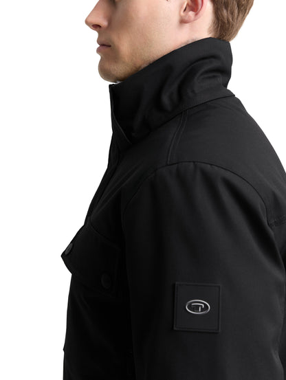 Übergangsjacke mit aufgesetzten Taschen