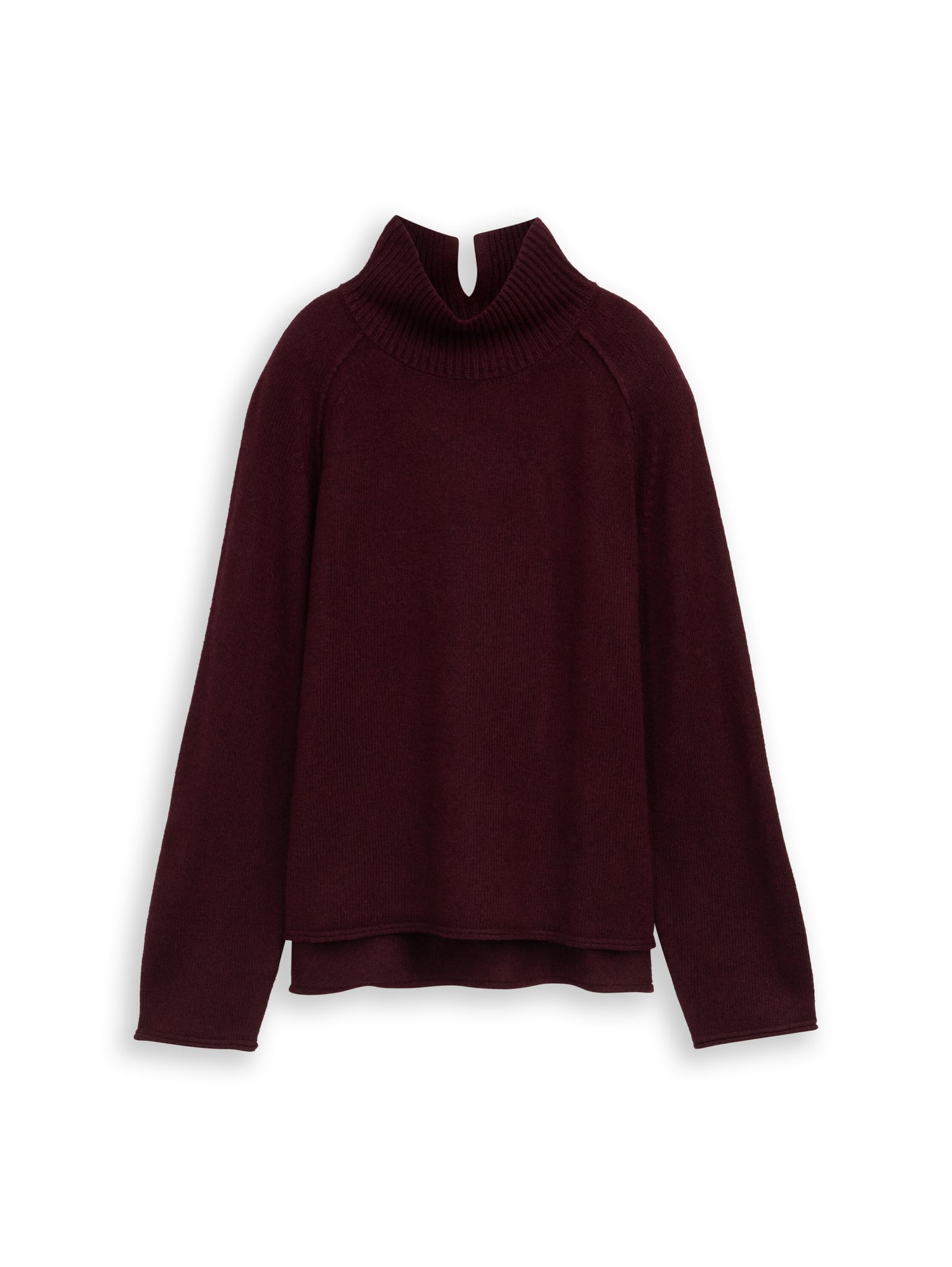 Weicher Damen Pullover Loose Fit mit Stehkragen