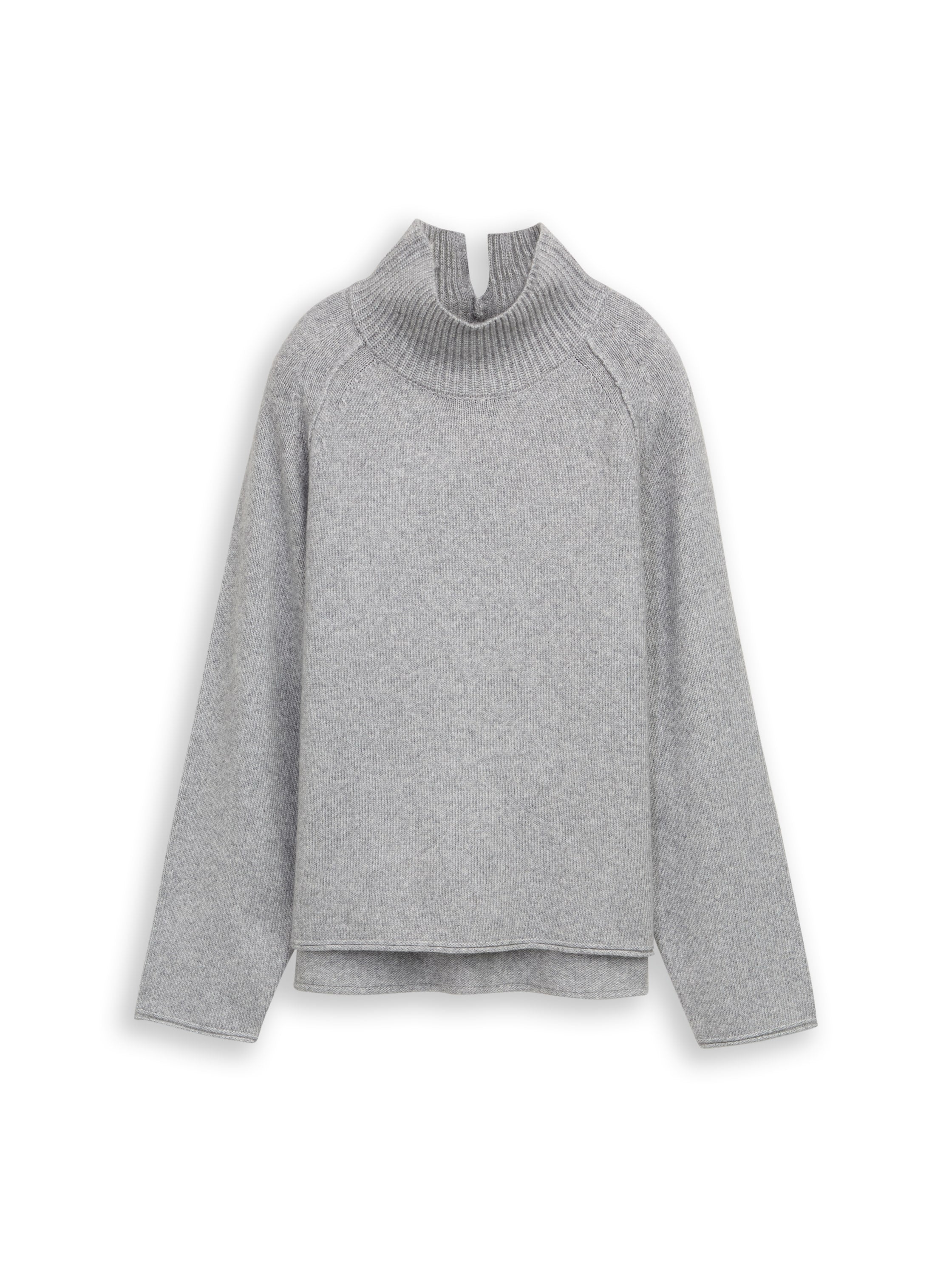 Weicher Damen Pullover Loose Fit mit Stehkragen