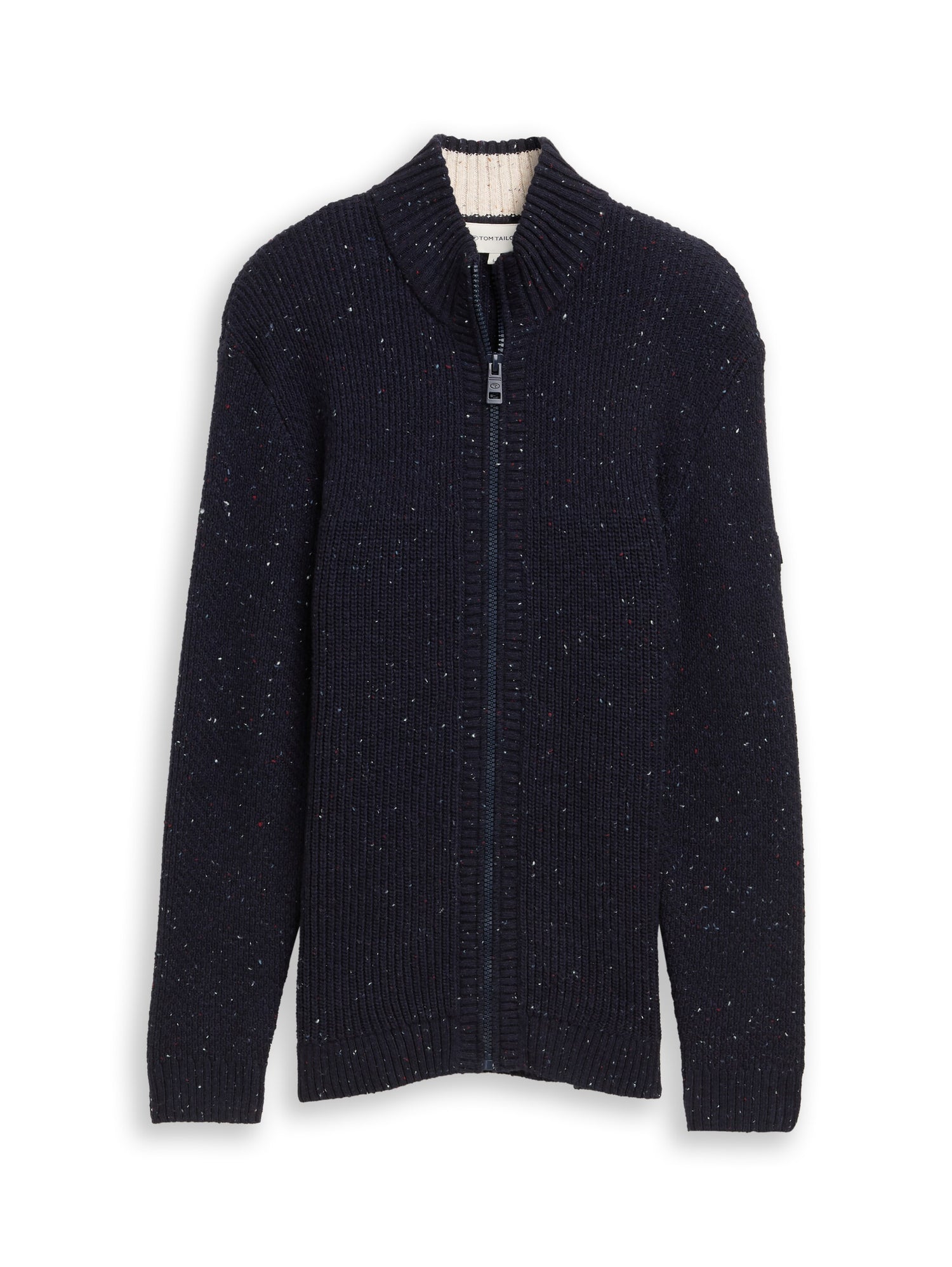 Strickjacke mit Strukturmix