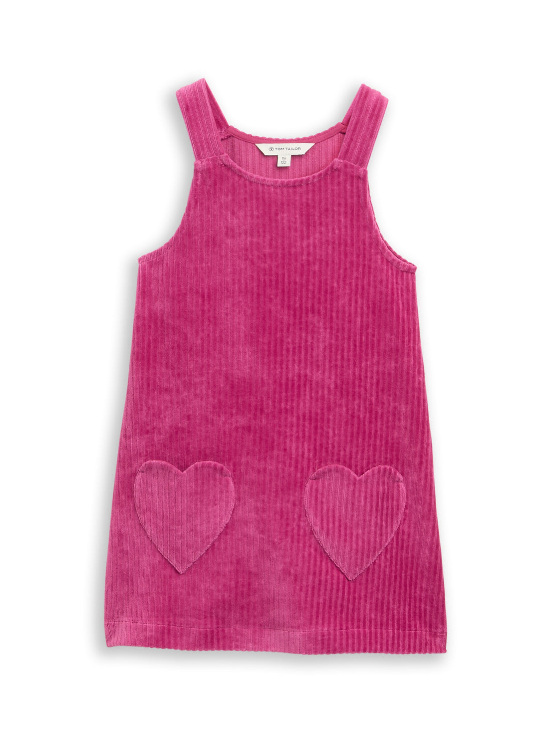 Mini-Kleid aus Cord mit Herztaschen