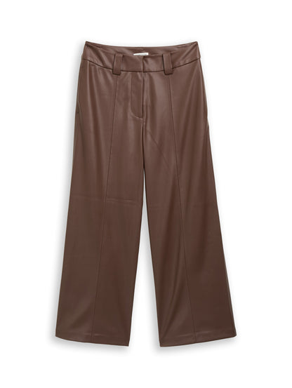 Culotte Hose in Lederoptik