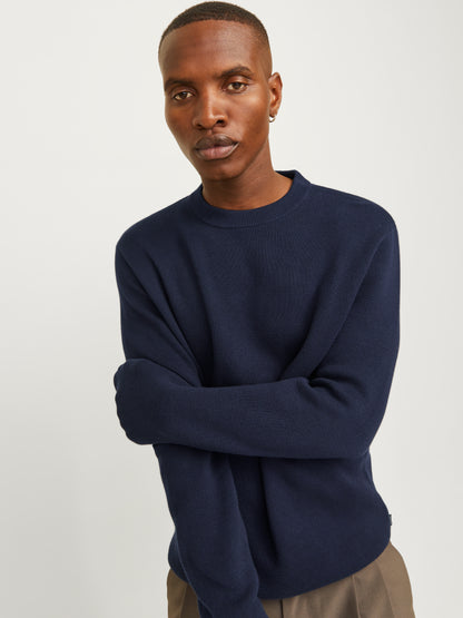 JPRBLAMERINO KNIT CREW NECK LN