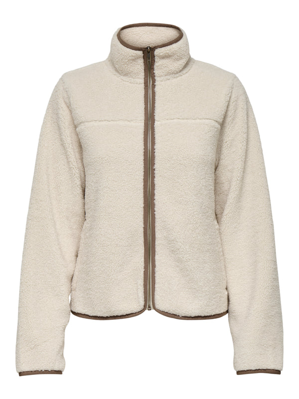 JDYOLYMPIA TEDDY ZIP JACKET OTW  ICC