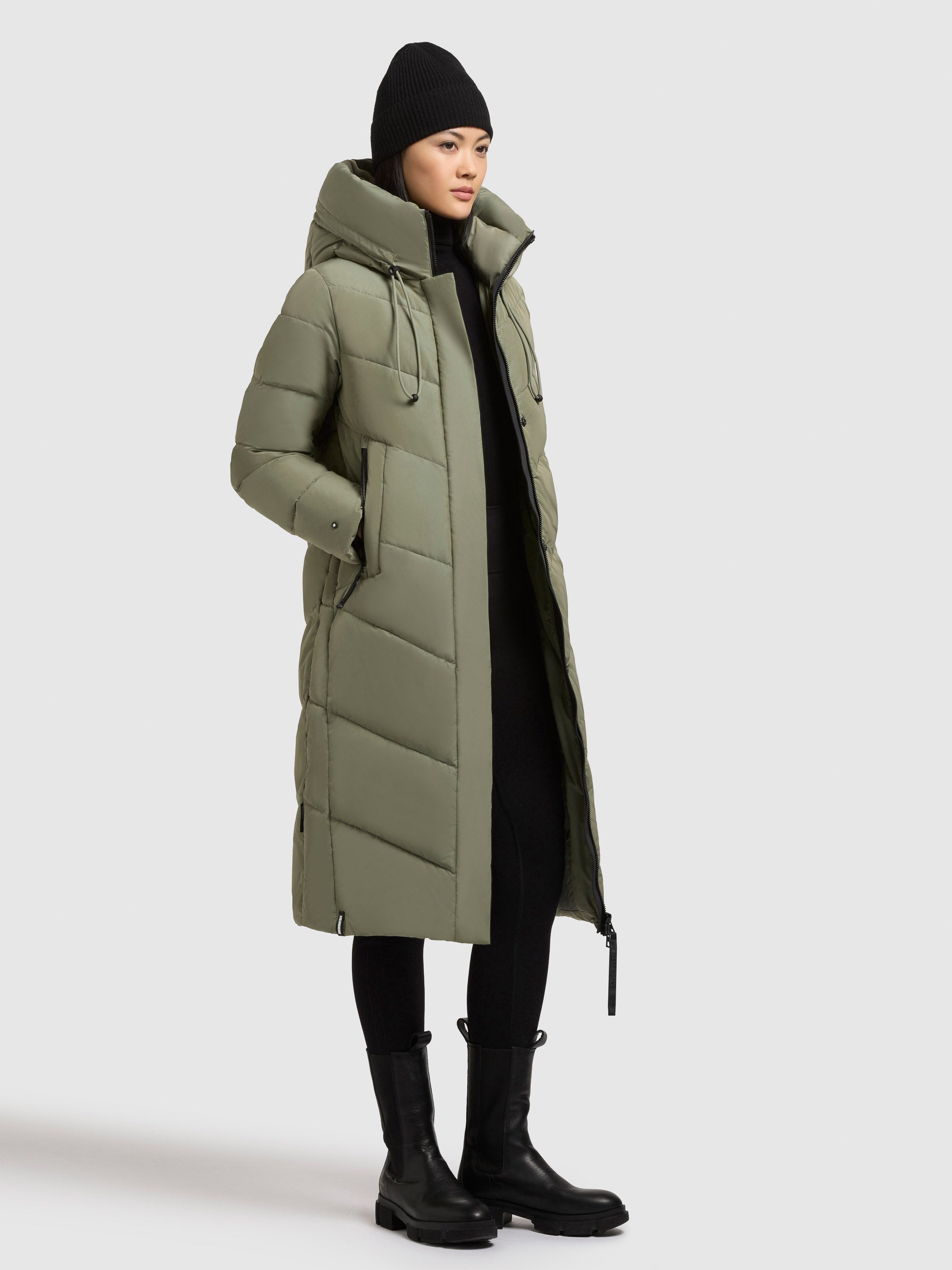 Unbekannt Damen Hose Slim Fit mit Reißverschluss