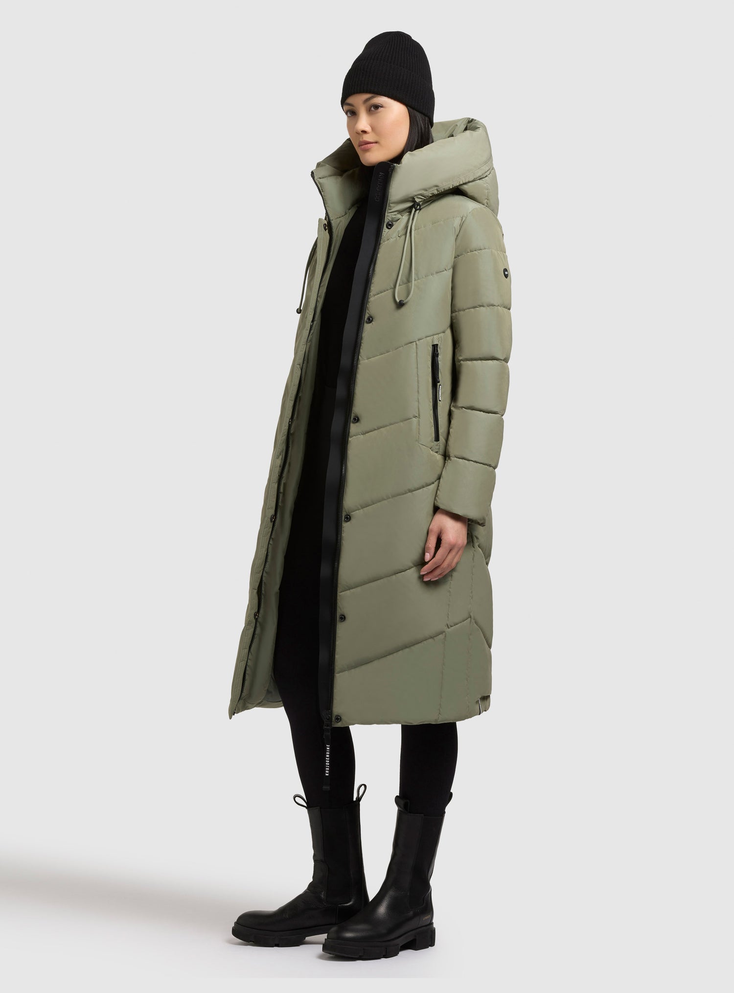 Unbekannt Damen Hose Slim Fit mit Reißverschluss