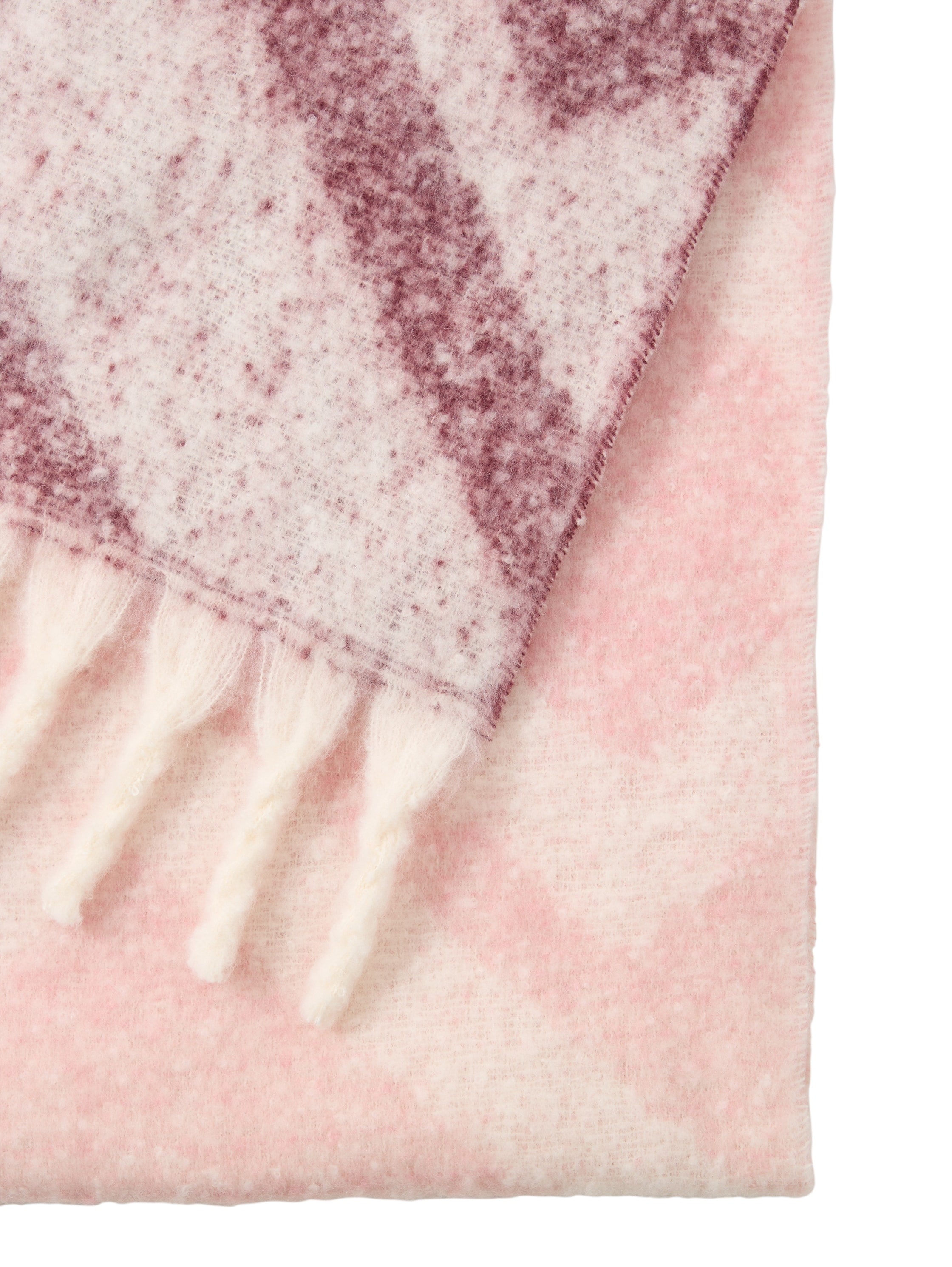 Tom Tailor Gemusterter Schal Damen Fransen