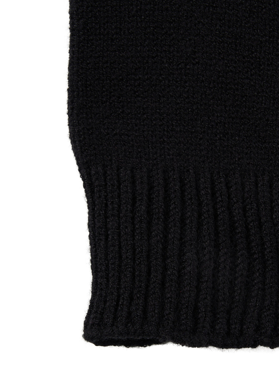 Handschuhe aus Rippstrick