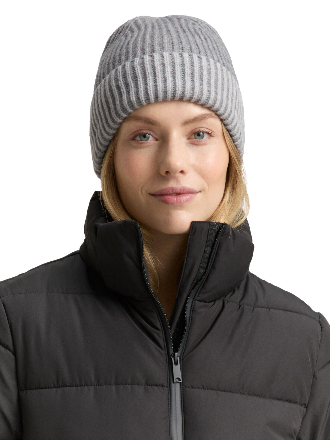 Beanie Mütze mit Umschlag