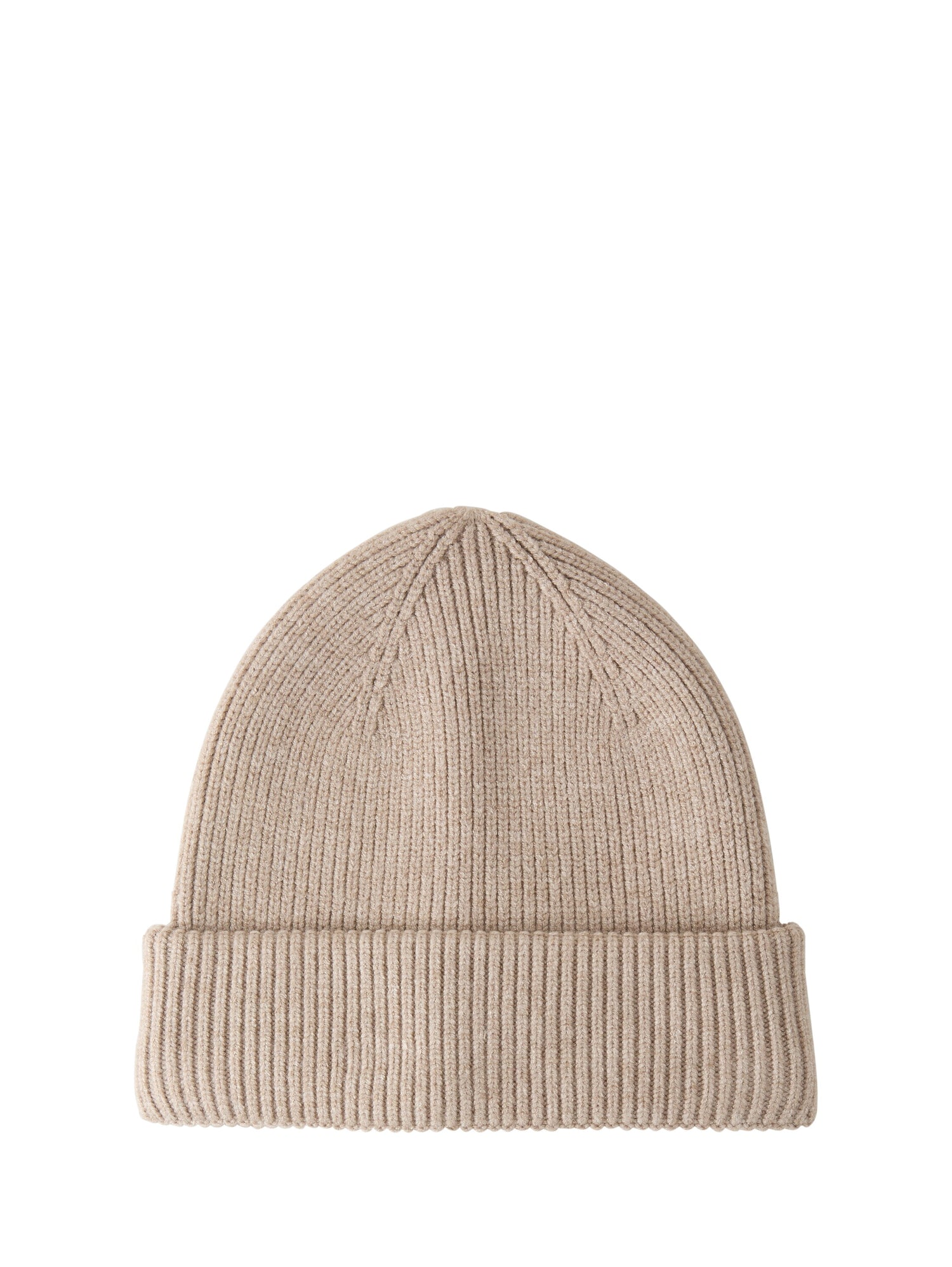 Beanie Mütze aus Rippstrick