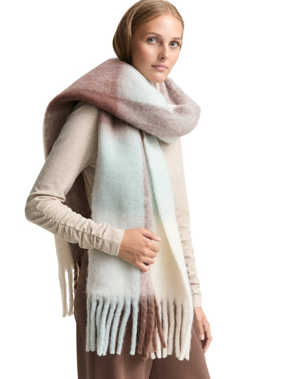 Tom Tailor Denim Female Winterschal mit Fransen