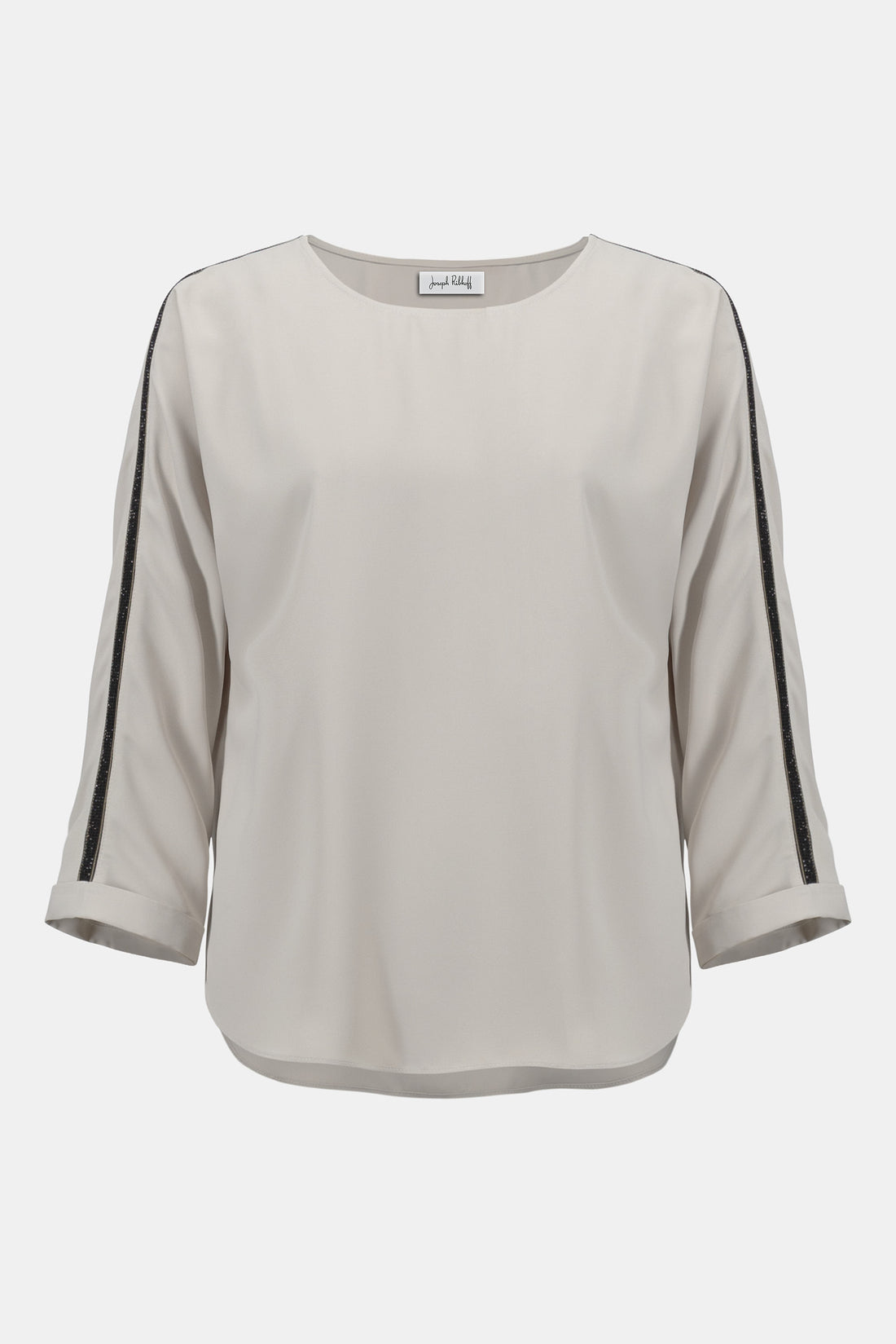 Kastenförmiges Oberteil aus recyceltem, weichem Twill