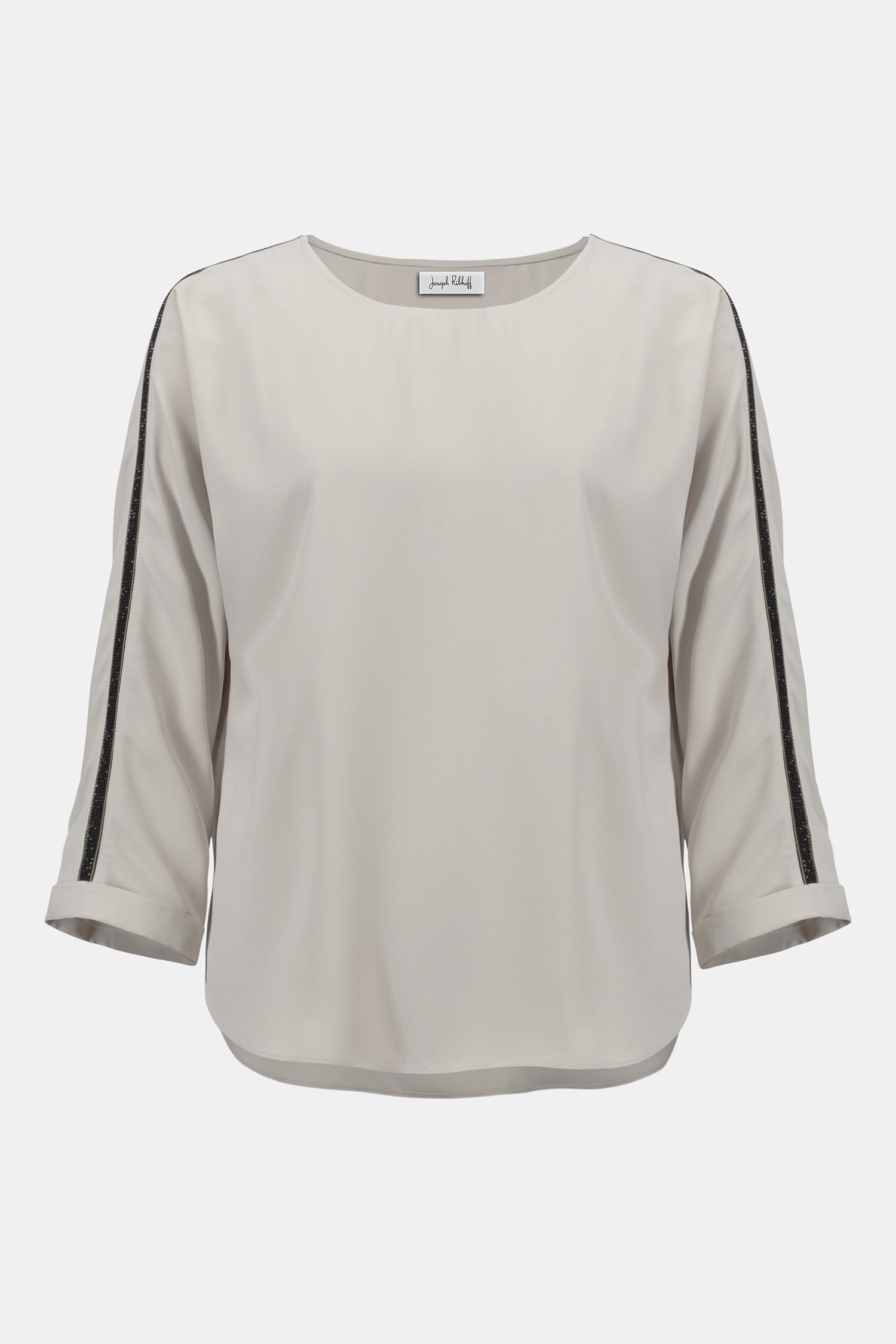 Kastenförmiges Oberteil aus recyceltem, weichem Twill