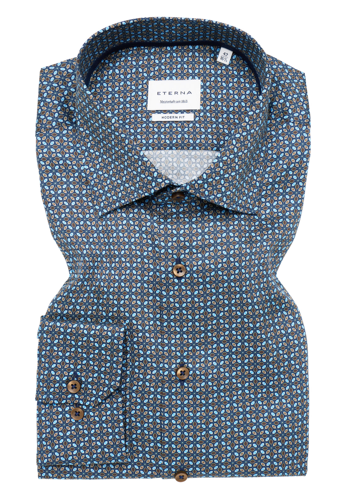 Eterna Erwachsene Baumwolle Hemd Pflegeleicht