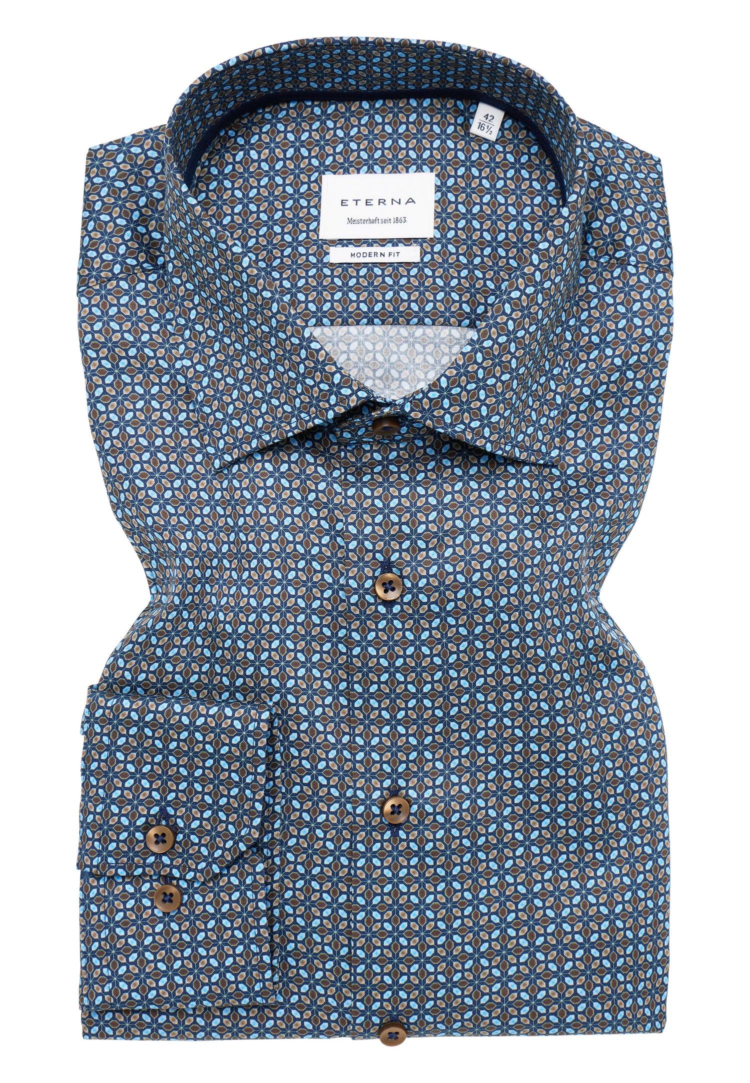 Eterna Erwachsene Baumwolle Hemd Pflegeleicht