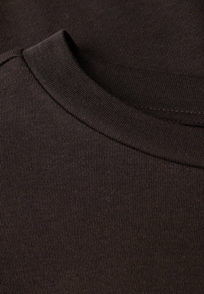 Basic T-Shirt mit Raffung