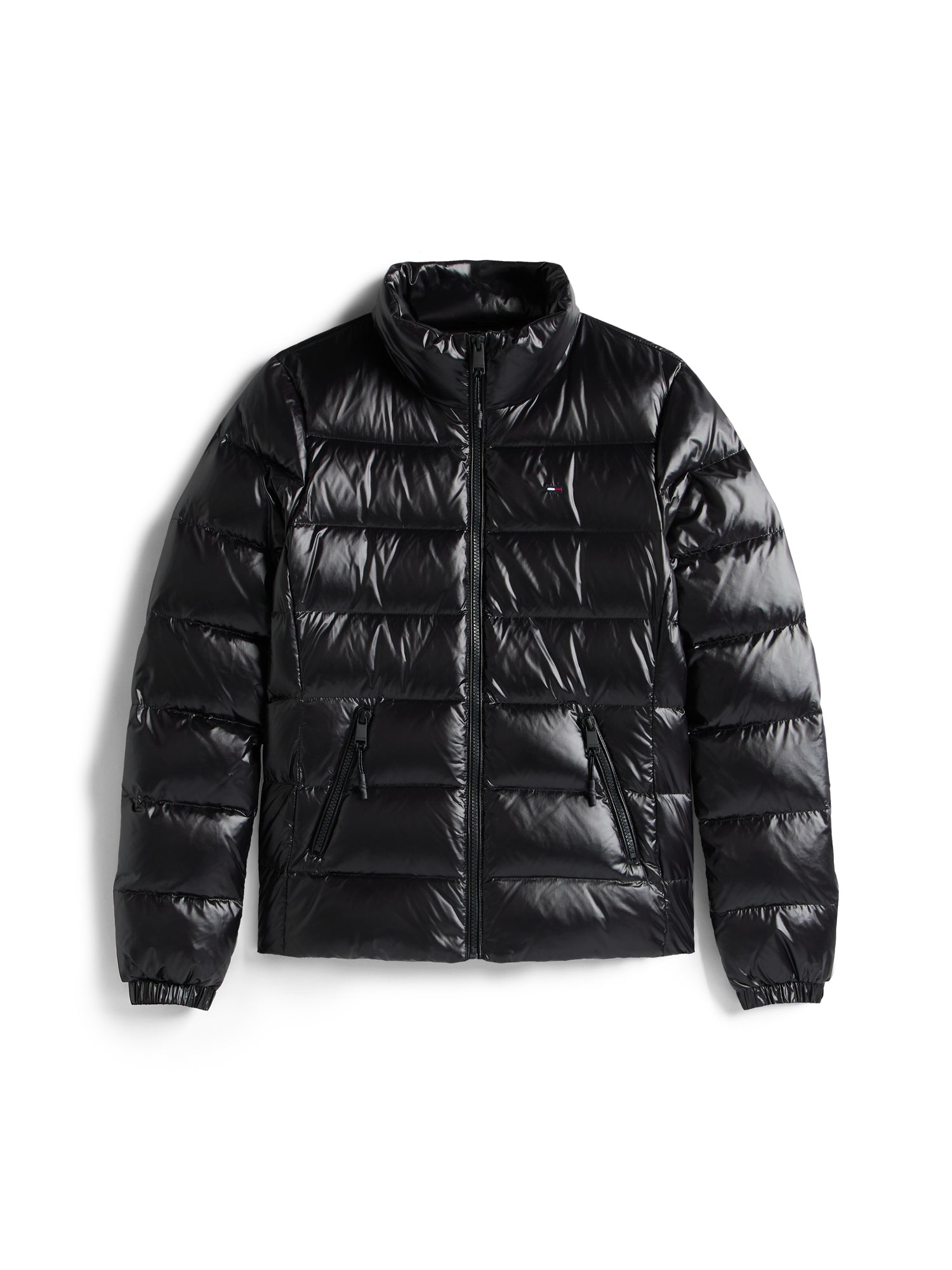 TJW SLIM ZIP PRINT DOWN JACKET