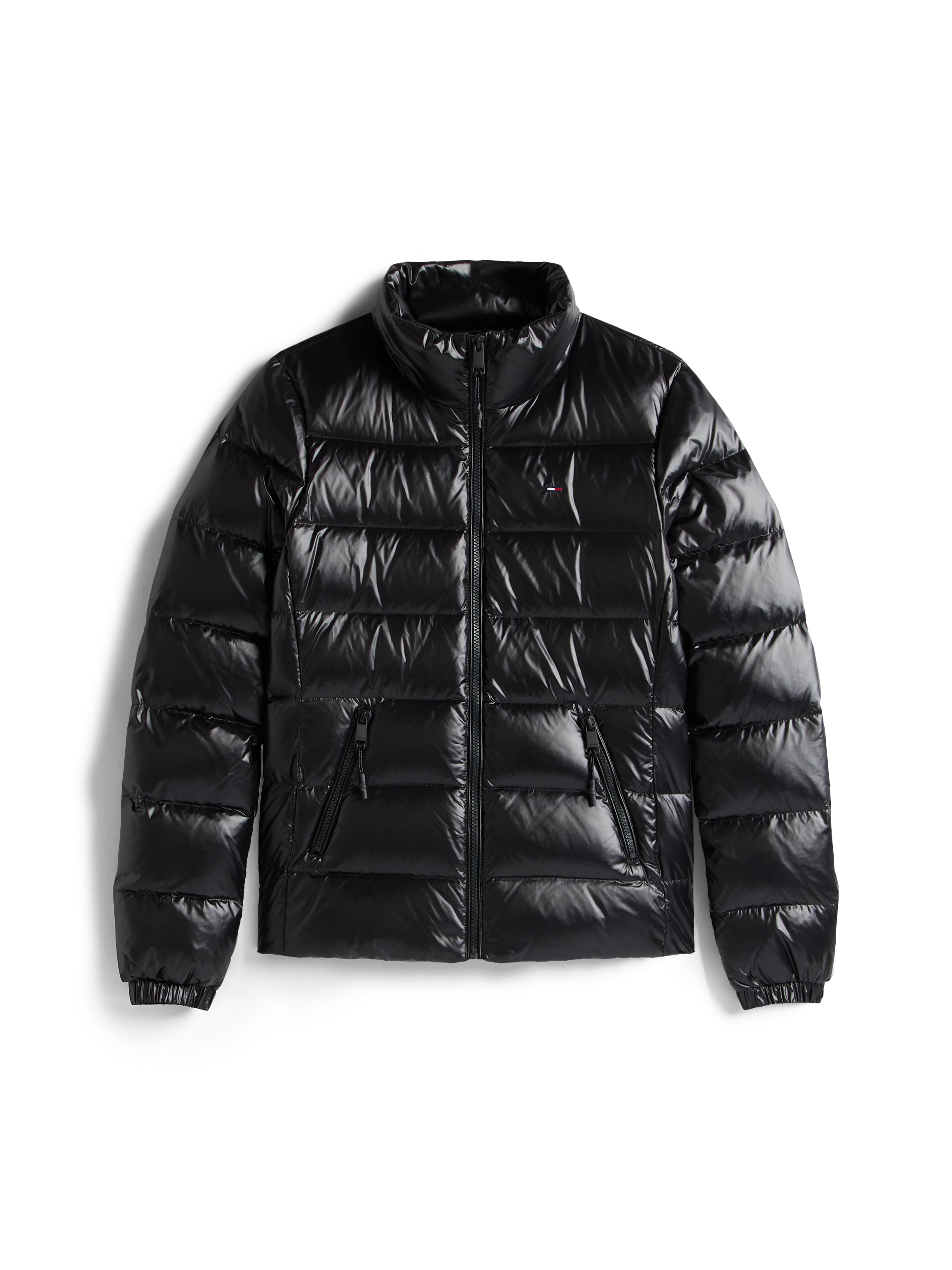 TJW SLIM ZIP PRINT DOWN JACKET