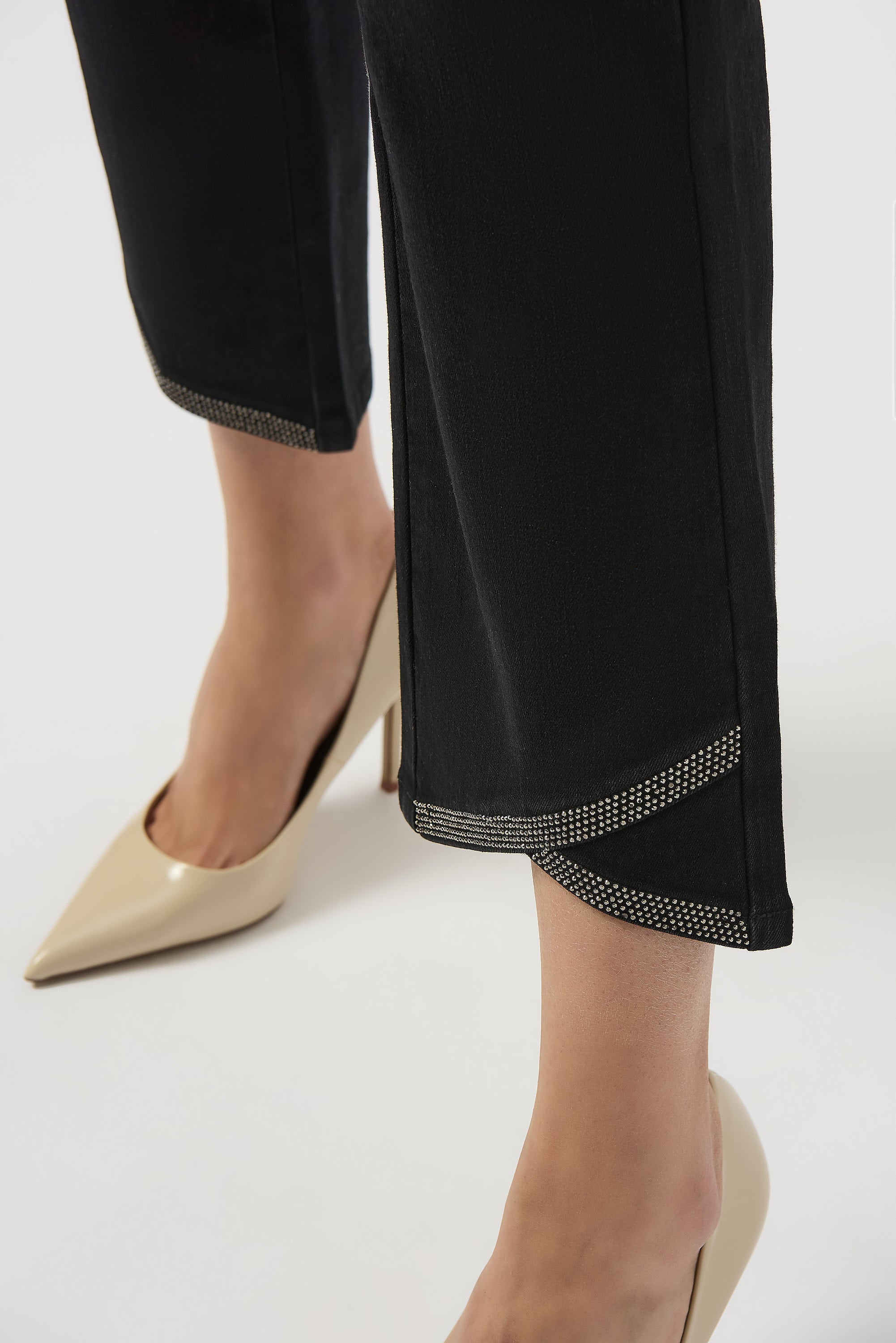 Klassische Stretch-Jeans mit geradem Bein aus Denim