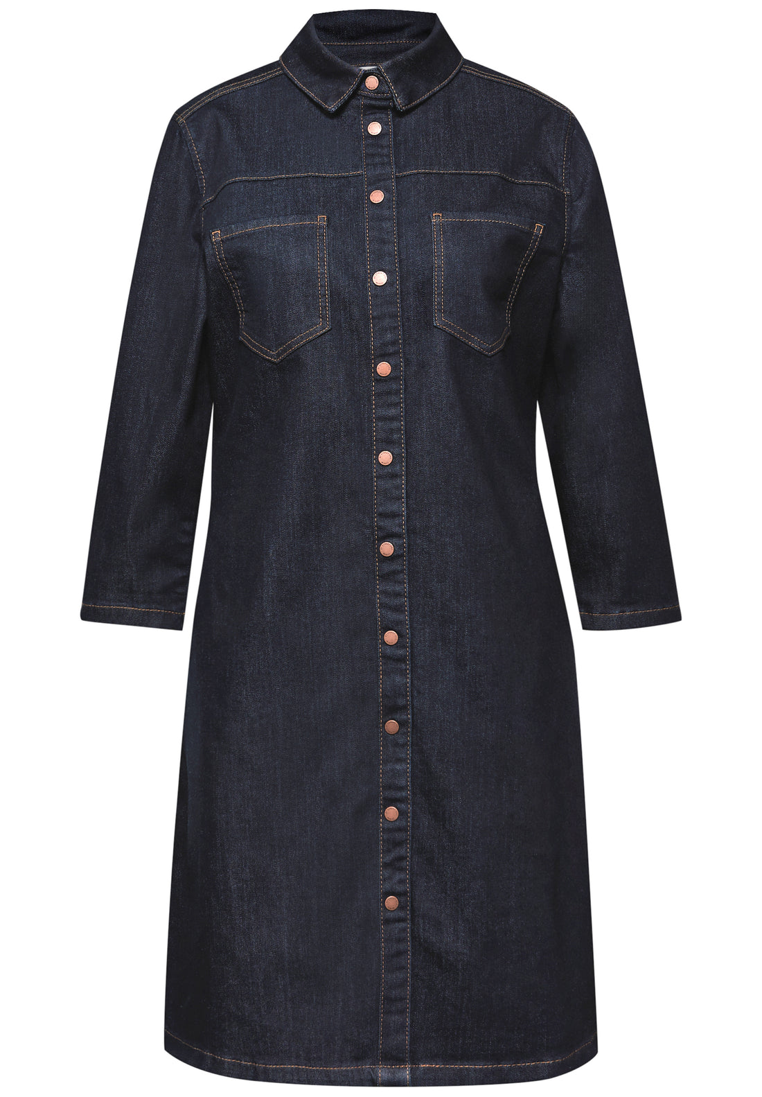 Denim Kleid im Rinsed-Look