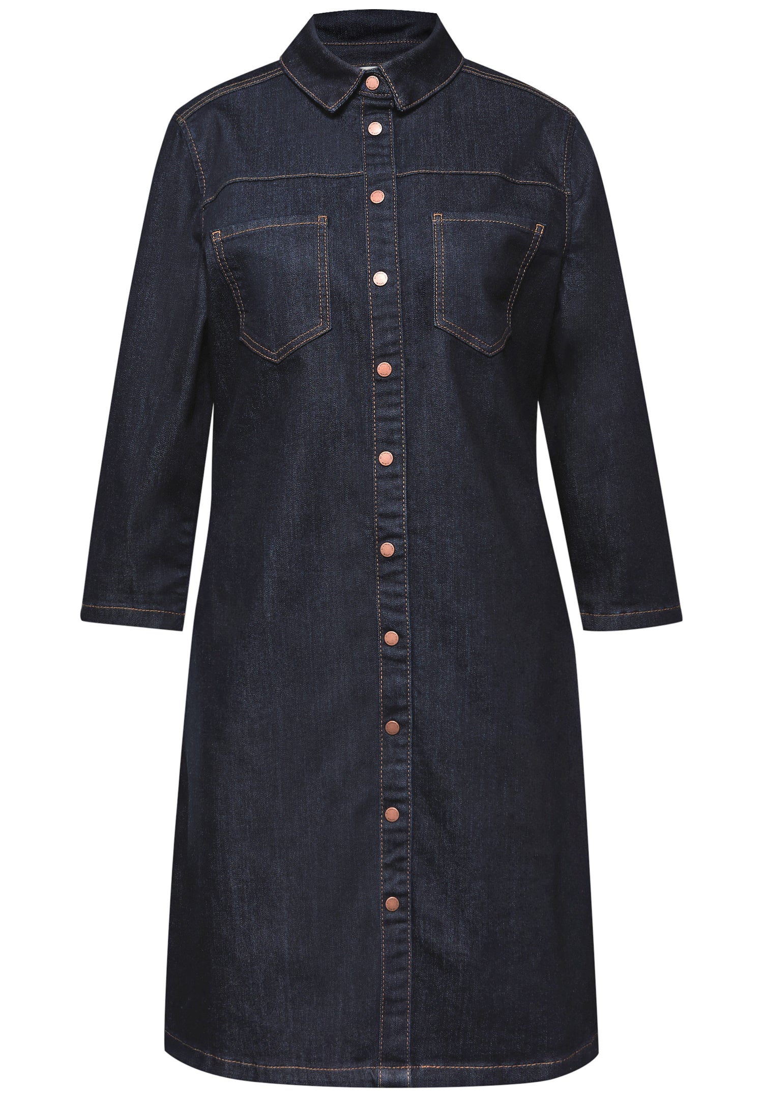 Denim Kleid im Rinsed-Look