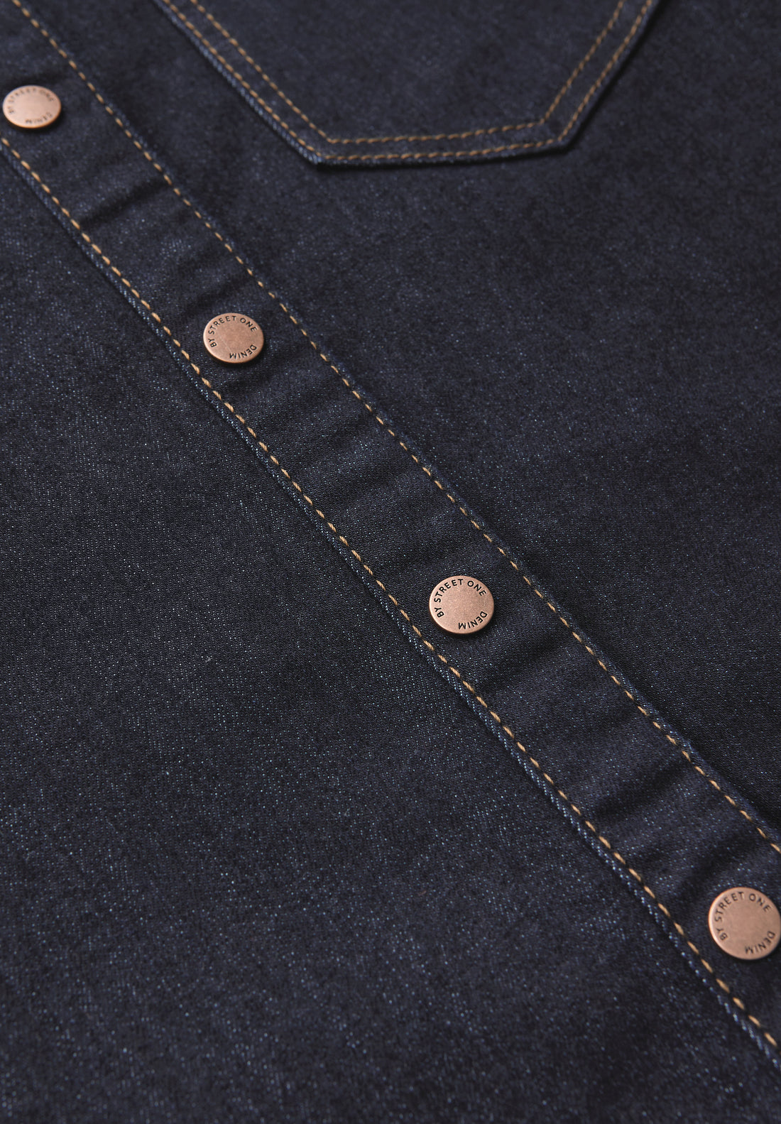 Denim Kleid im Rinsed-Look
