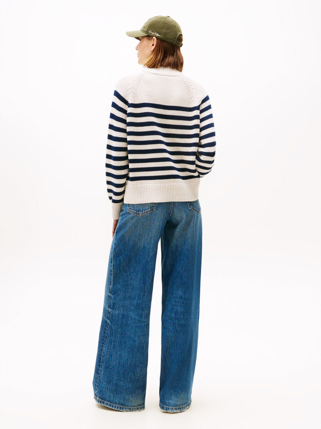 COTTON BLEND MOCK-NK LS SWT