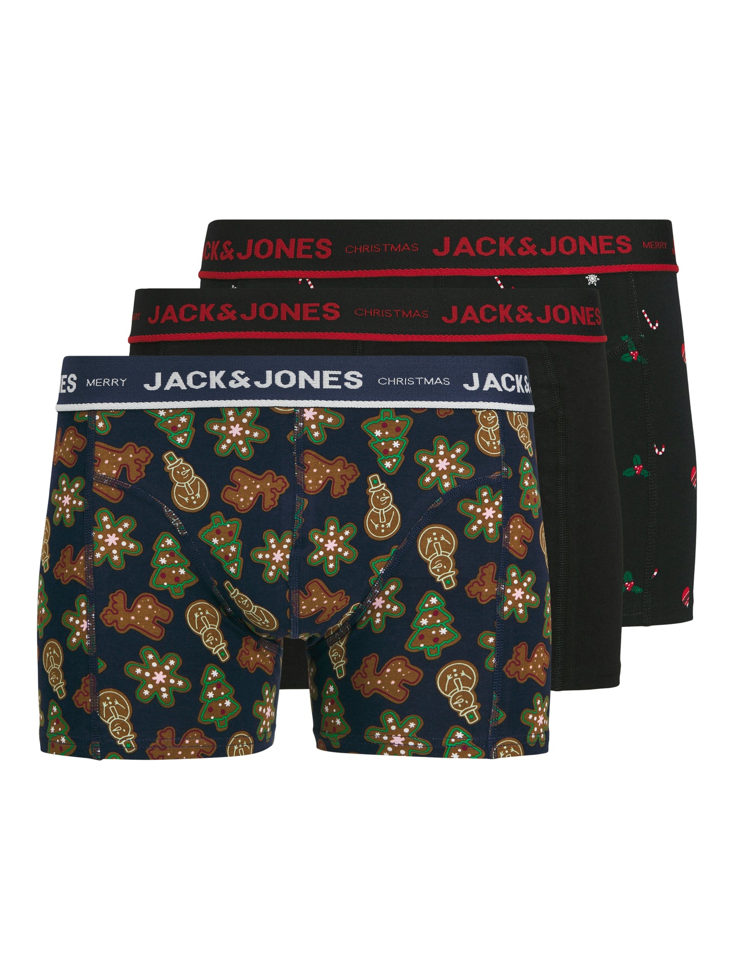 JACGINGERBREAD TRUNKS 3 PACK