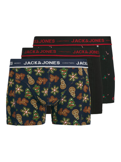 JACGINGERBREAD TRUNKS 3 PACK