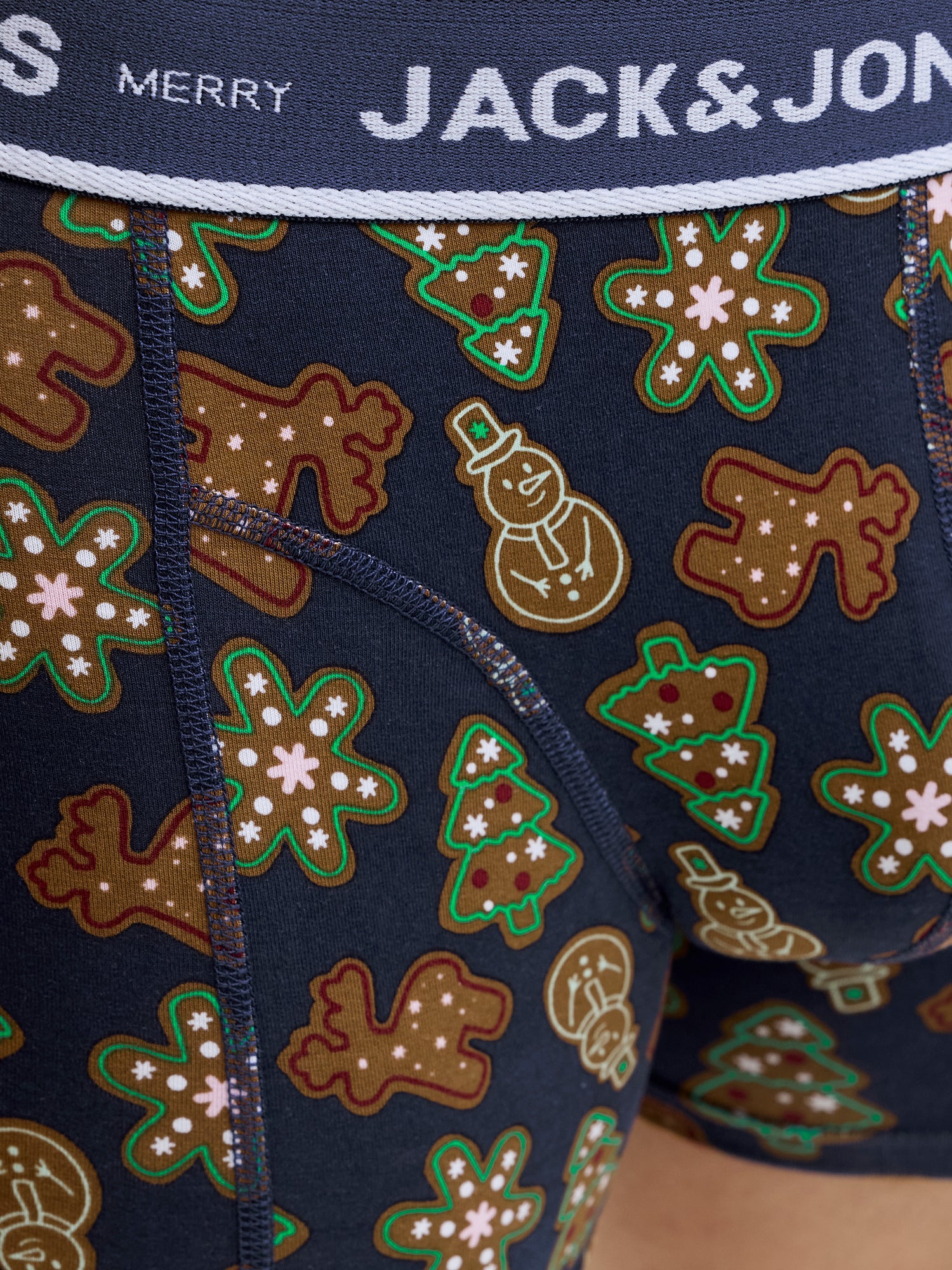 JACGINGERBREAD TRUNKS 3 PACK