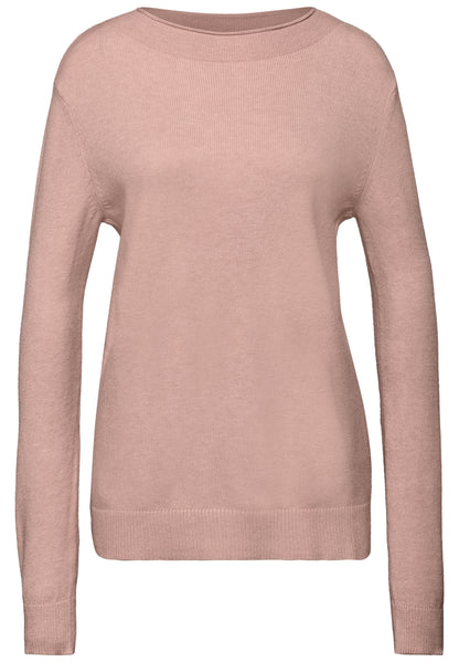 Pullover mit Rollkante