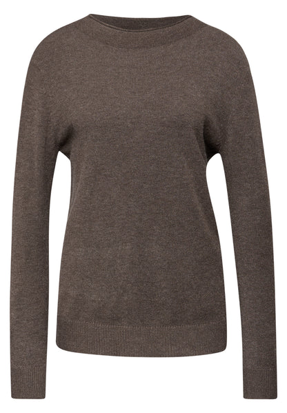 Pullover mit Rollkante