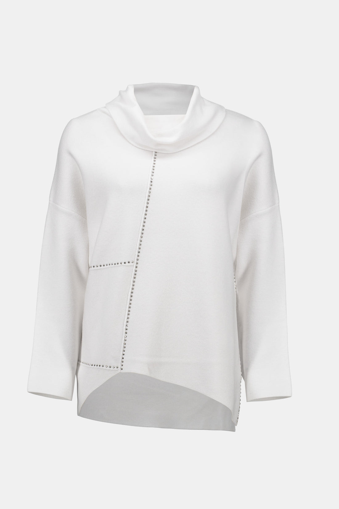 Asymmetrischer Strickpullover